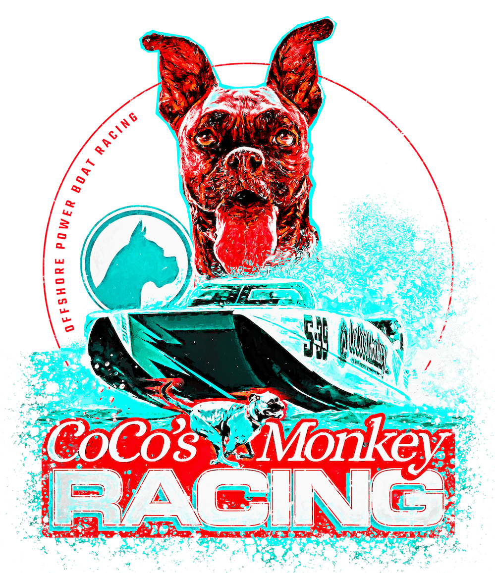 CoCo's Monkey Fueling Excitement as a Sponsor for the Offshore World Championship!